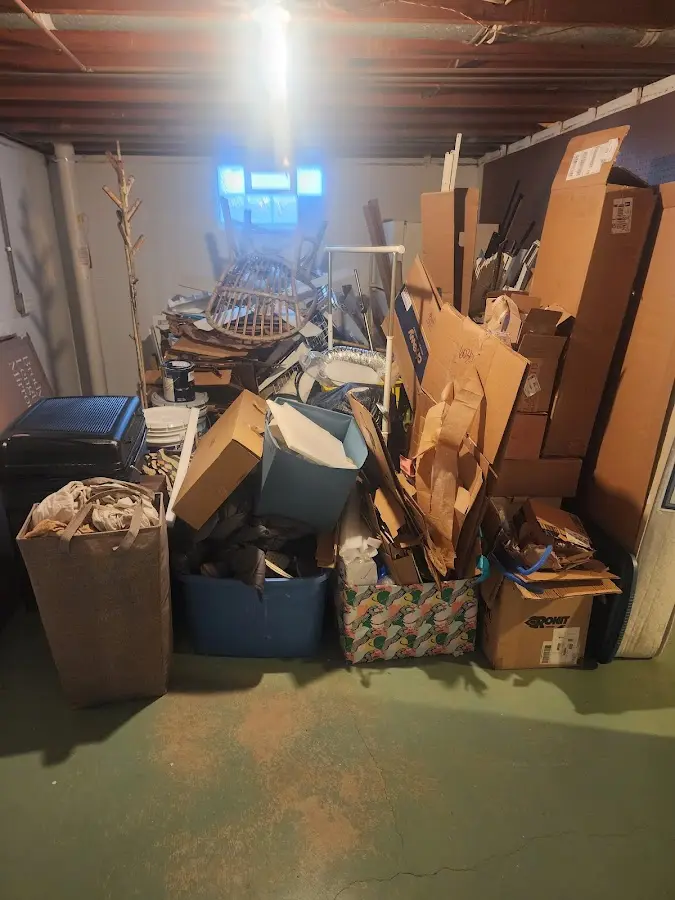 Roll-off dumpster container at job site for Construction Dumpster Rental in Hunters Creek Village